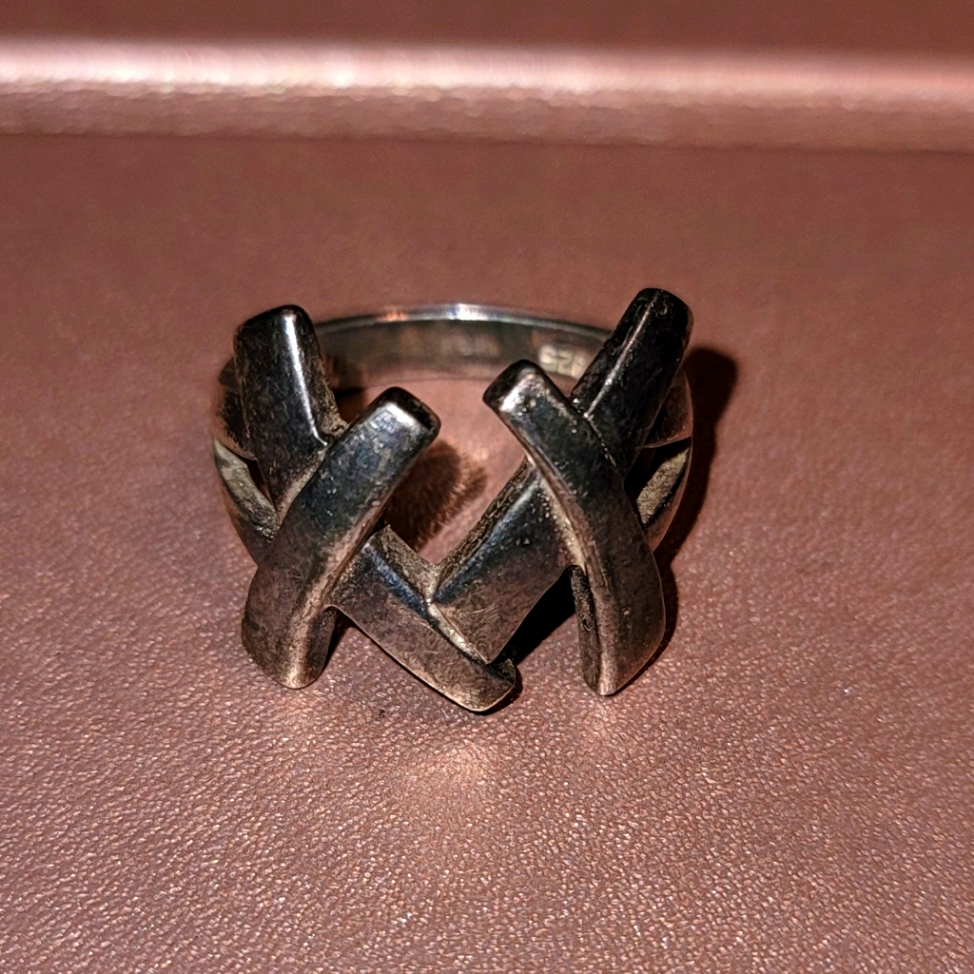 Silver X Ring